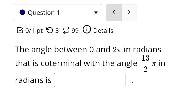 3 Z 99 G) Details On a circle of radius 9 feet,