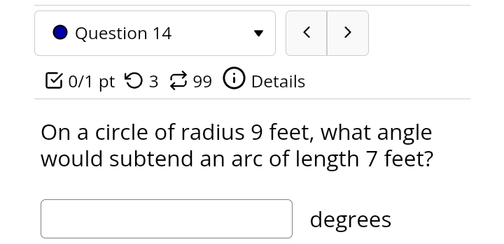 ( 3 99 @ Details The angle between 0 and 27 in