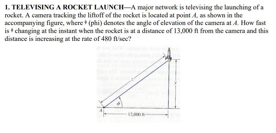 hand writing is clear and readable, thank you! l. TELEVISING A ROCKET
