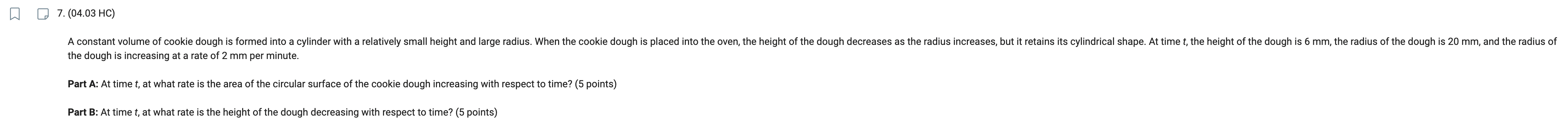 during the second hour. (3 points) B. Determine the units representing the