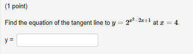 y(r) = sin(tan(5x)). Find dy/dr. dy/dx =