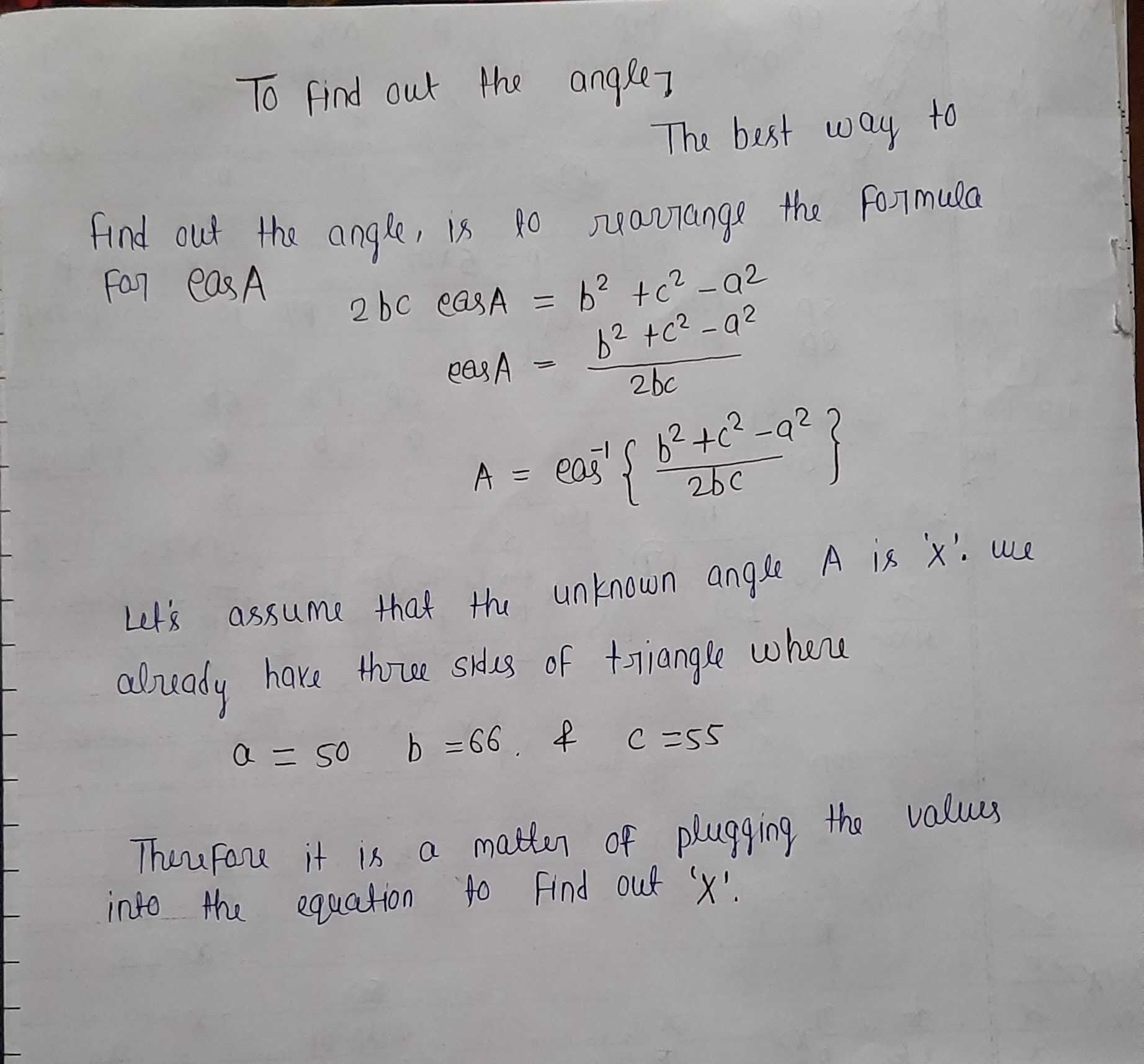 the kinematics of an object in 2-dimensions often requires mathematics such as