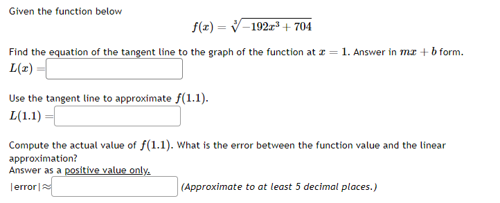  Given the function below x] = 1:? 492323 + m4 Find