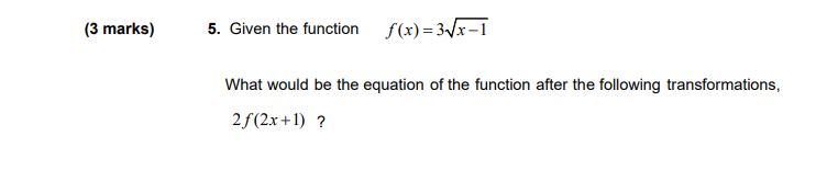the transformations of the graph of y = xi: to obtain the