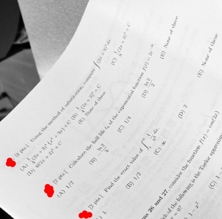 + 3)* dr (A (25+3) (32 +30) +C (B) lar+ 3) +C