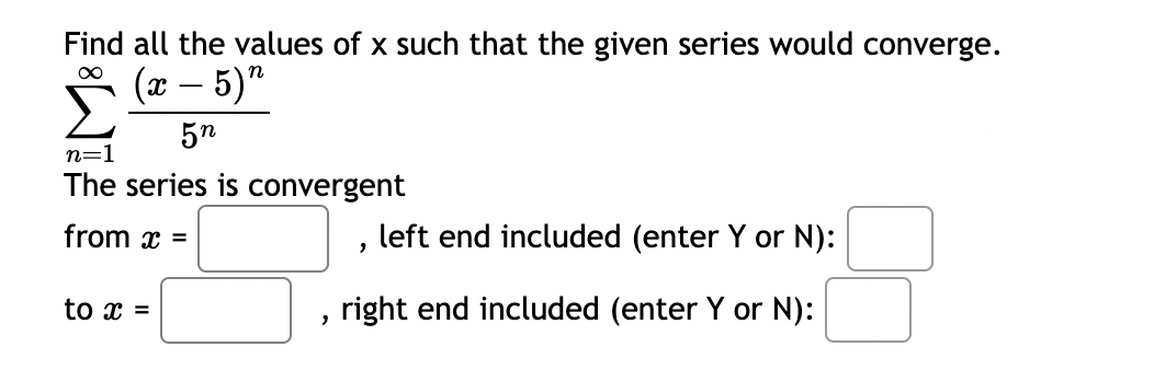 from m = [j , left end included (enter Y or N):
