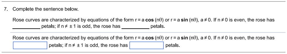 of a polar equation may be symmetric with respect to the line