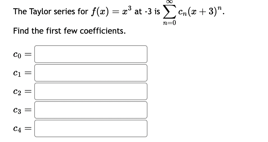 are interested in the first few Taylor Polynomials for the function f(a:)