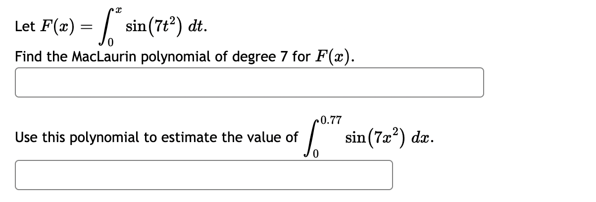 of the coefficients are: C3 C4 = C5 C6 = C7 =The
