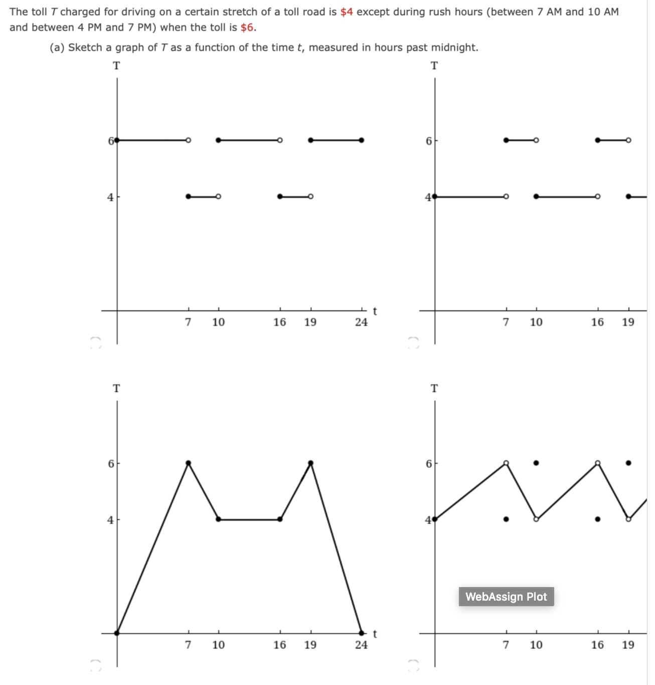 of f has a vertical asymptote. none of these From the graph