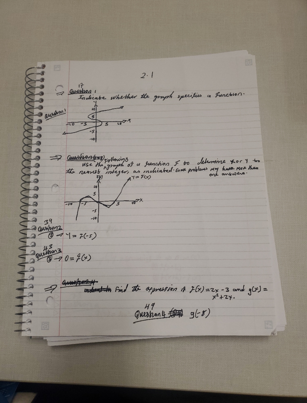 i need help understanding these questions 2. 1 17 Question 1
