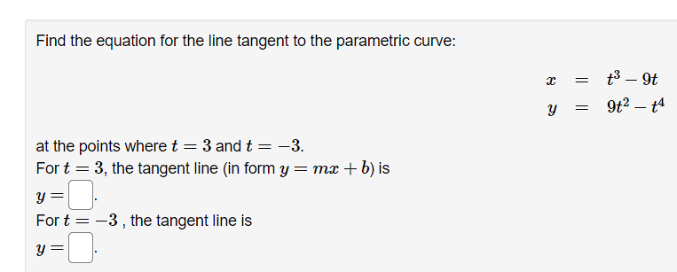 - 2t Compute the derivative dy/ da as a function of t