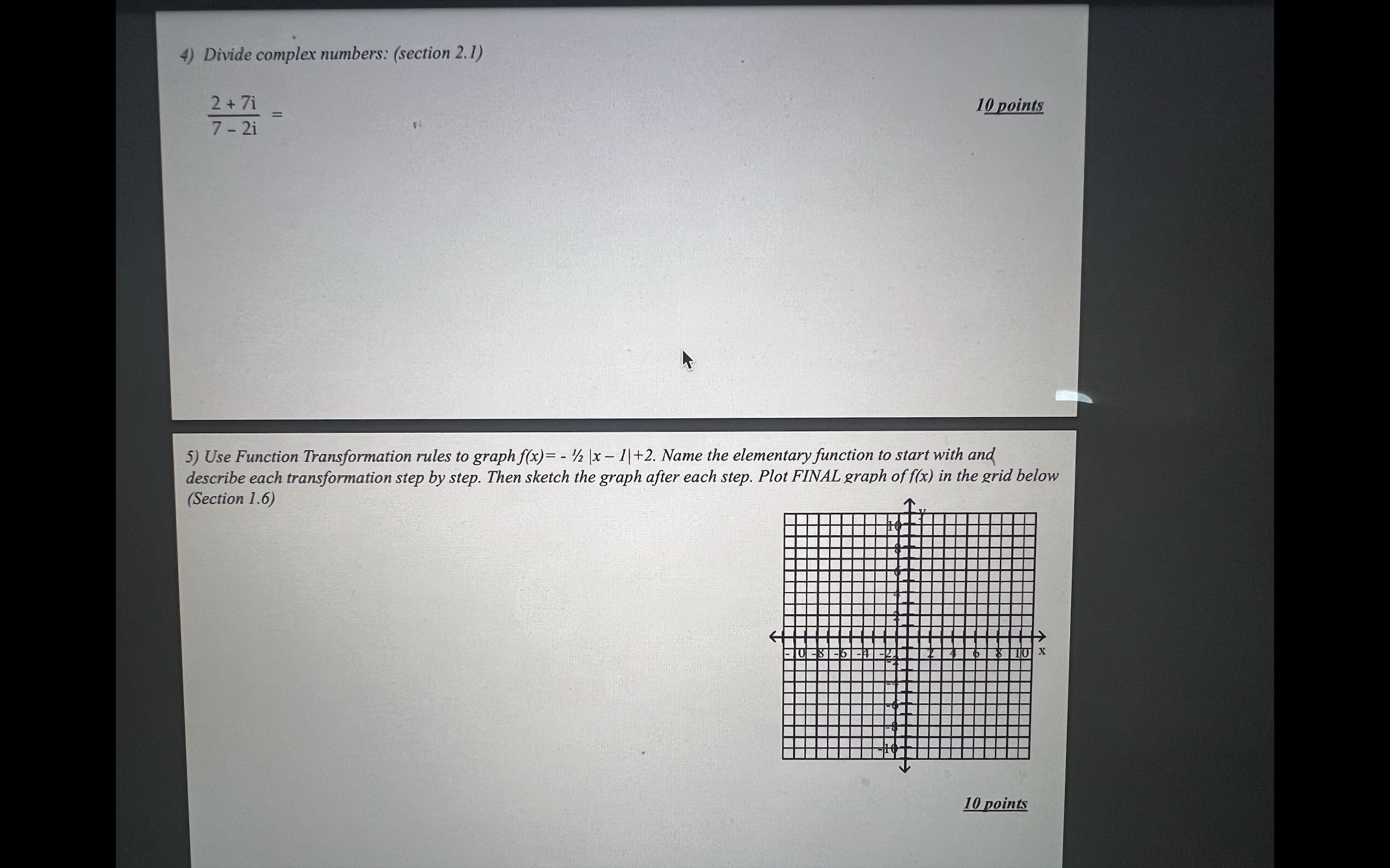 where p and q are polynomial functions with no common factors. 1.
