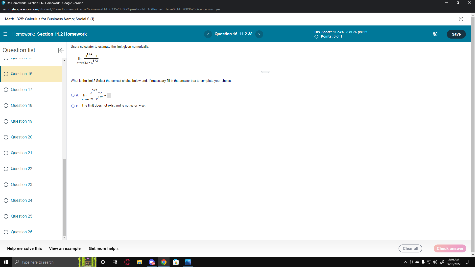 15 Help me solve this View an example Get more help -
