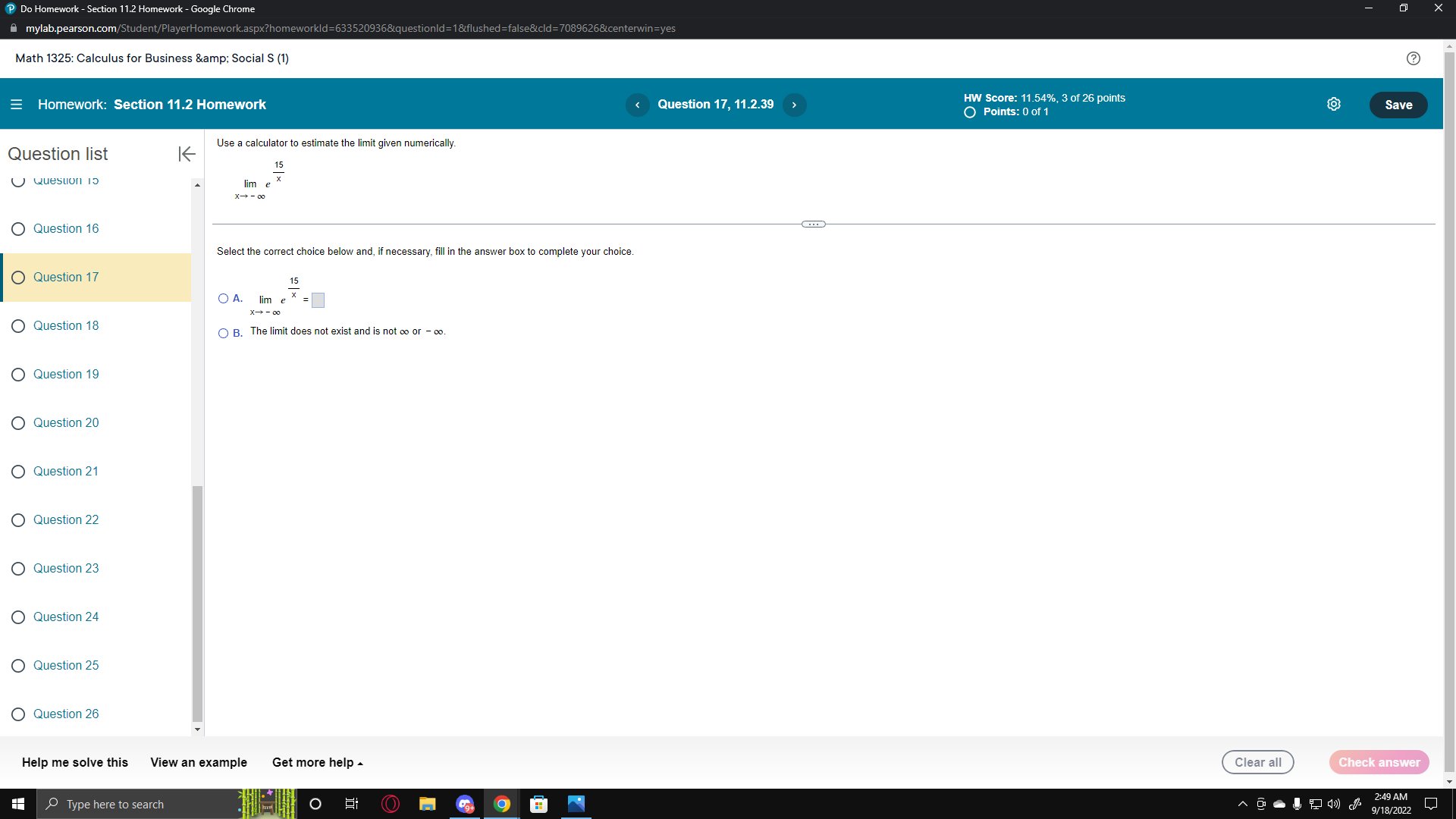 Clear all Check answer Type here to search O O 2:44 AM