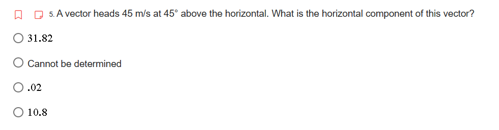 the displacement from its initial position? O 20.110 15.250 O 30 O
