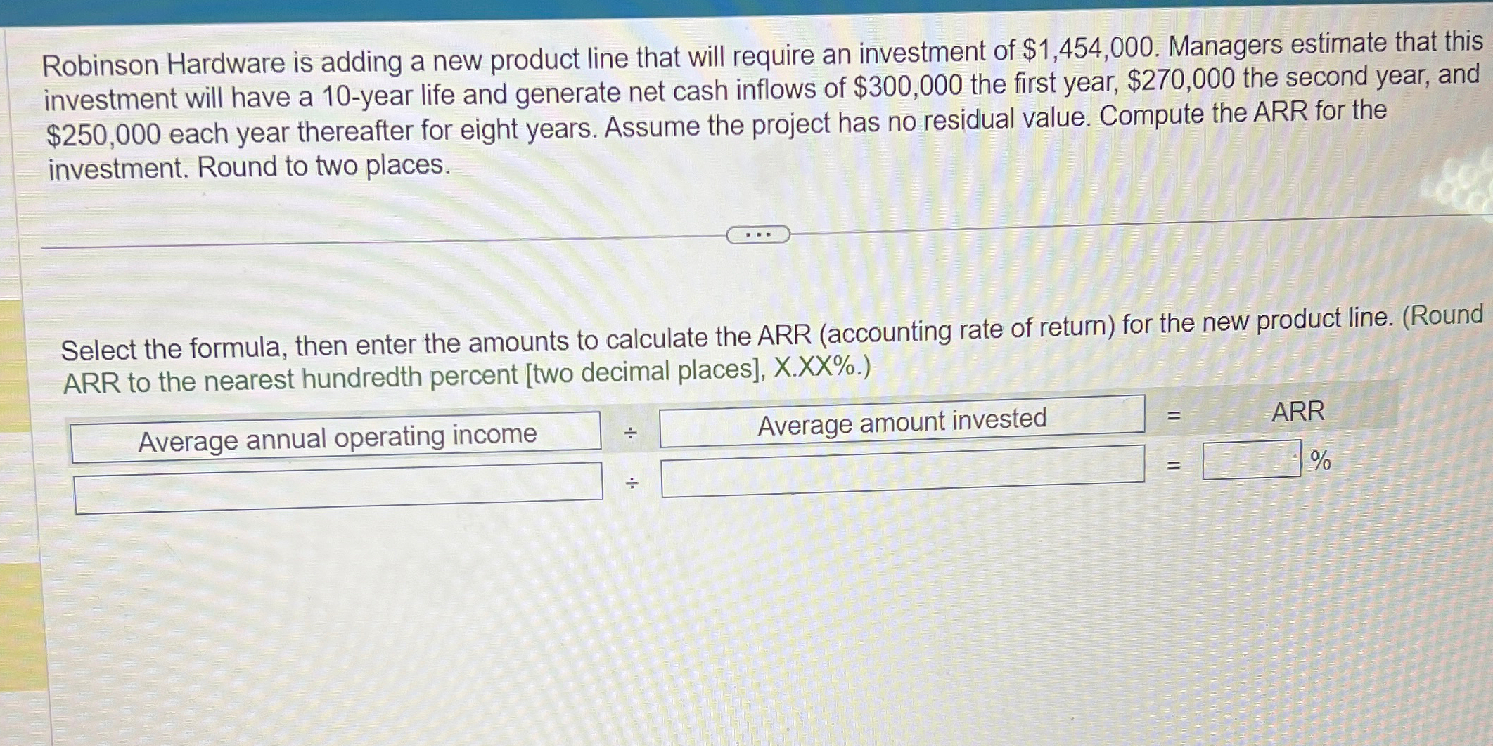 Robinson Hardware is adding a new product line that will require