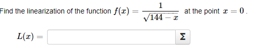f(@ ) at the point = = 1 L(x) = 97T (b)