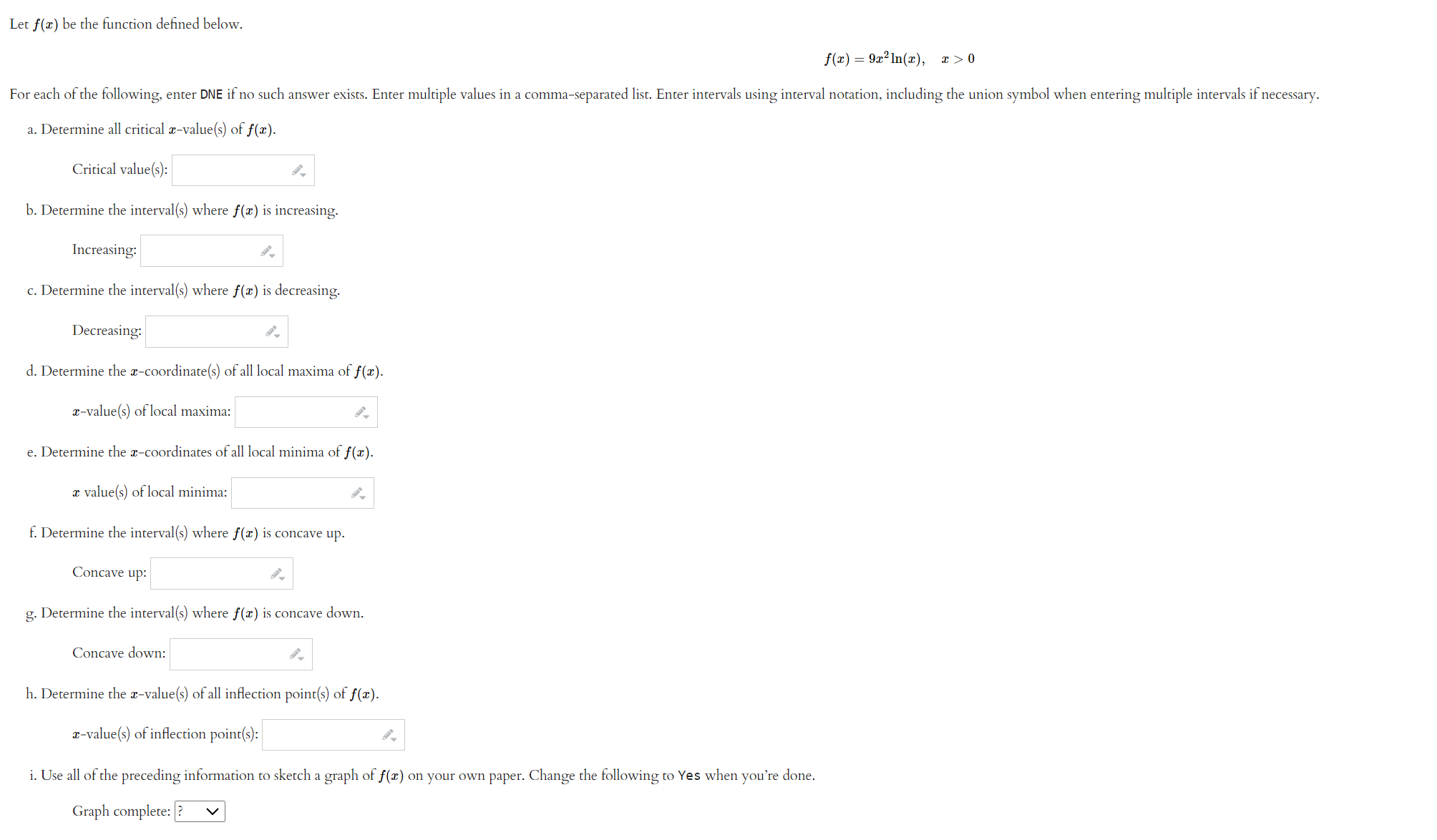 exists. Enter multiple values in a comma-separated list. Enter intervals using interval