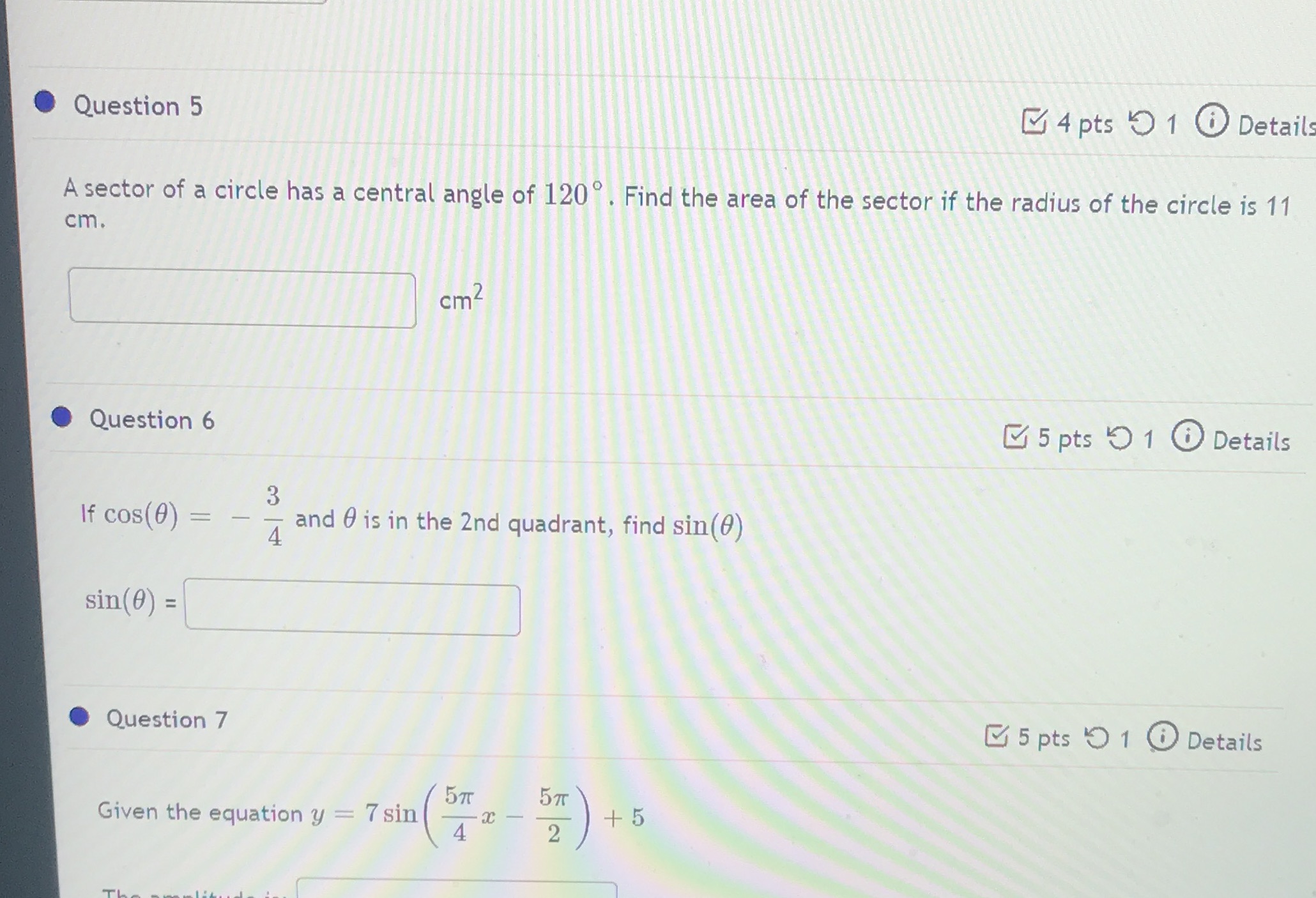 5 and 6 please, see attached image below... . Question 5