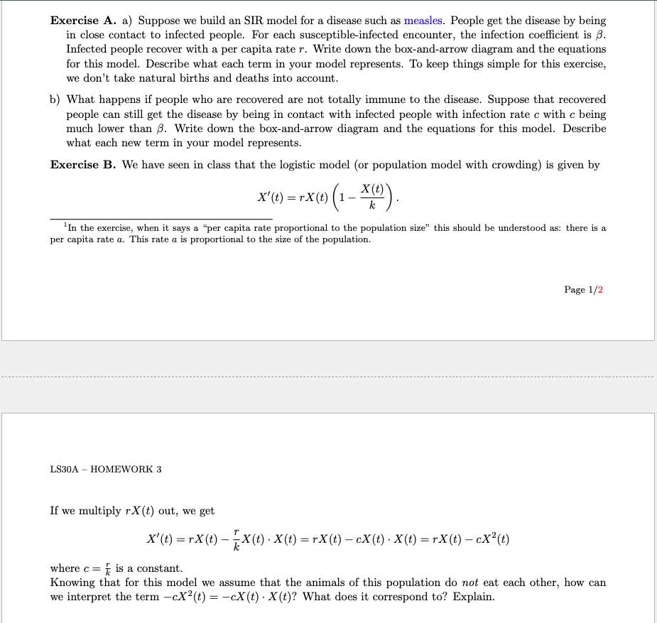 disease such as measles. People get the disease by being in close