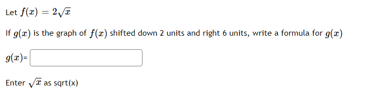 - , calculate (a) f(g(0))= (b) g(f(0))=Let f() = 2 x If
