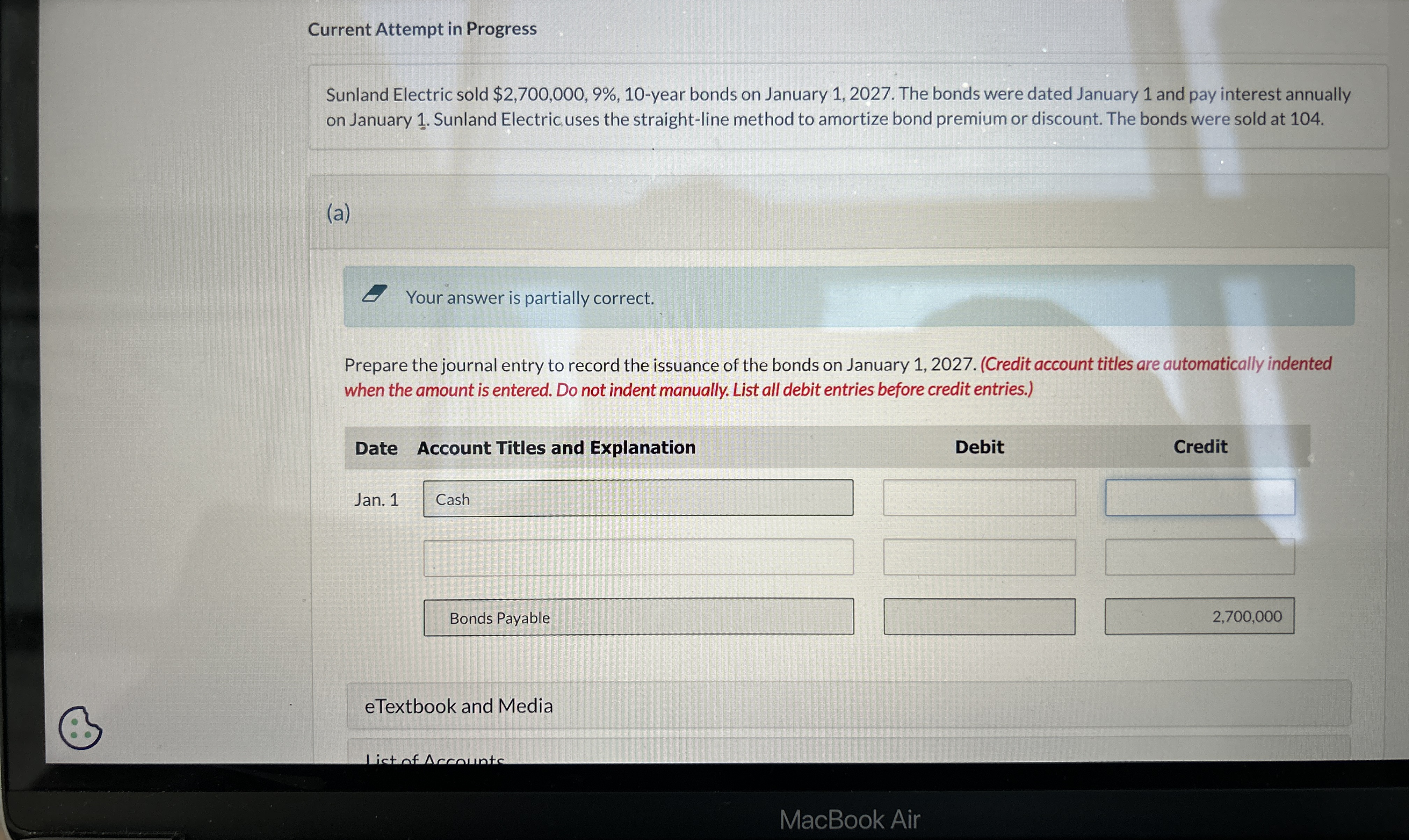 1,2027. The bonds were dated January 1 and pay interest annually on