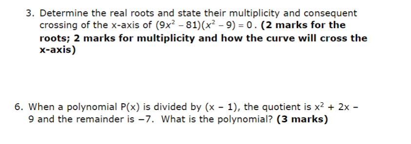 function g(x) = f(x - 3) + 2 isy > k. The