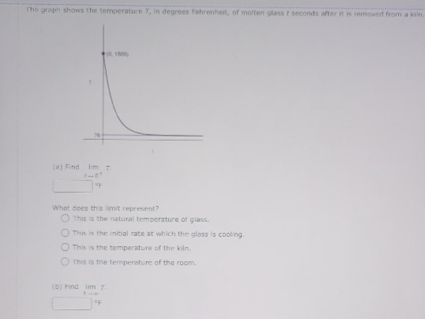  please help! The graph shows the temperature 7, in degrees Fahrenheit,