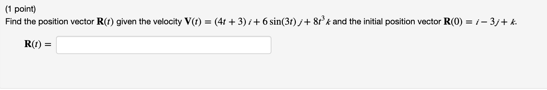 1 ) (12 - 3t+ 2) Find the limit lim i +