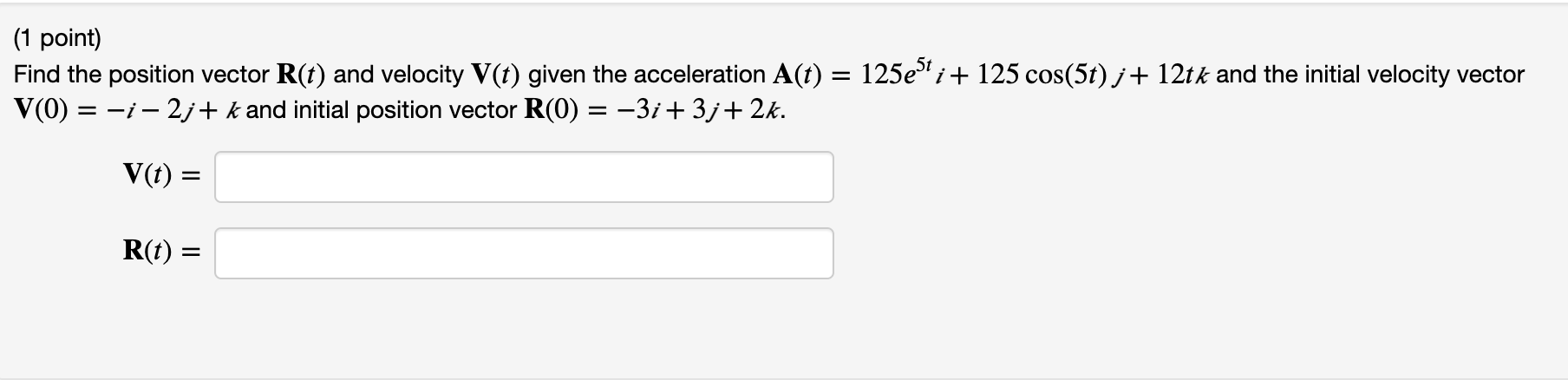 1) (12 + 1 - 2) k i + j +(1 point)