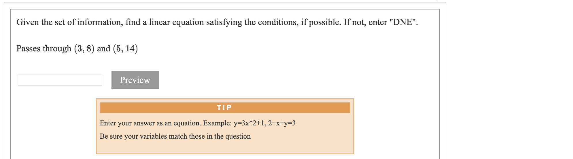your variables match those in the question Gi'aph the linear function f