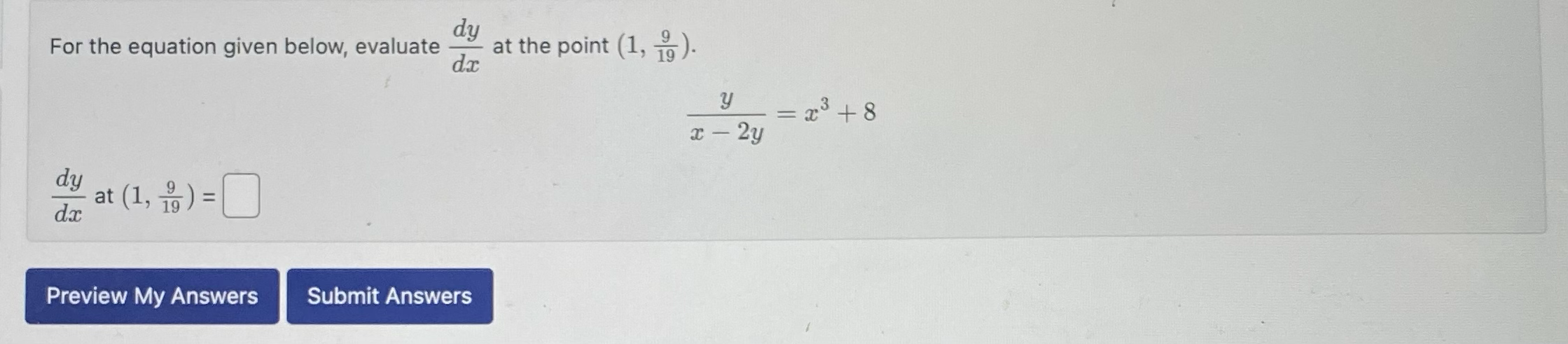 (1, 19 ). y = x +8 x - 2y dy da