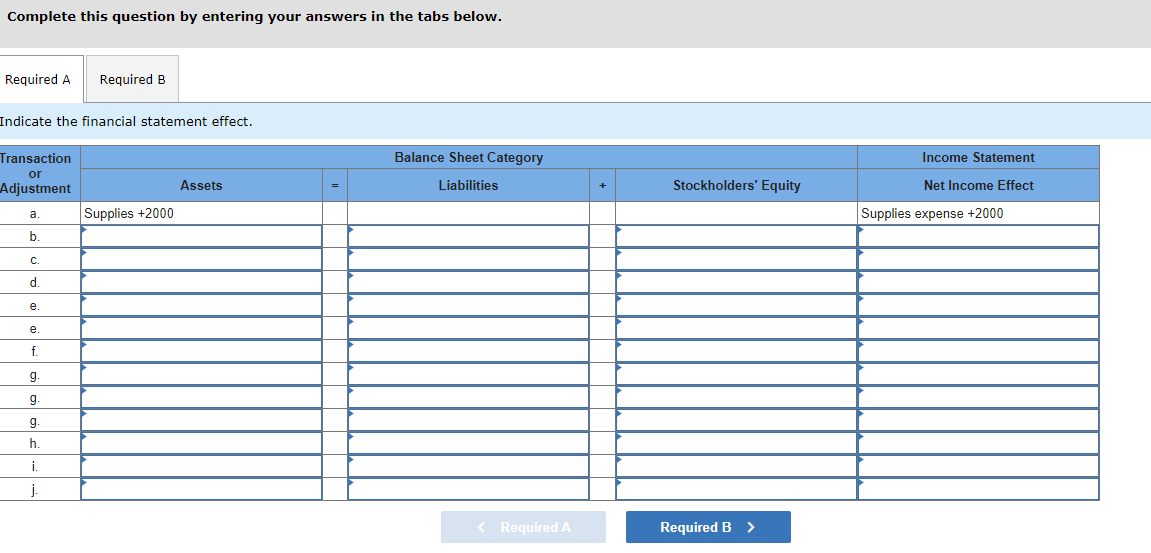 Exercise 4-12(Algo) Record transactions and adjustments LO 4-2,4-6,4-7 Record the effect,