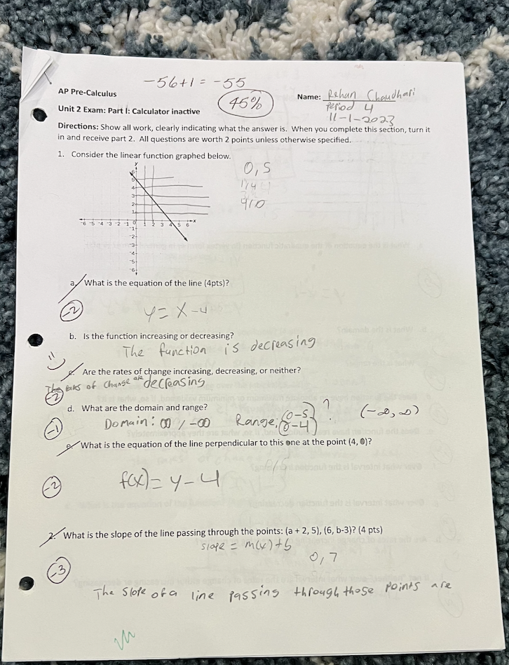  The following instructions are very important - 56+1 = - 55