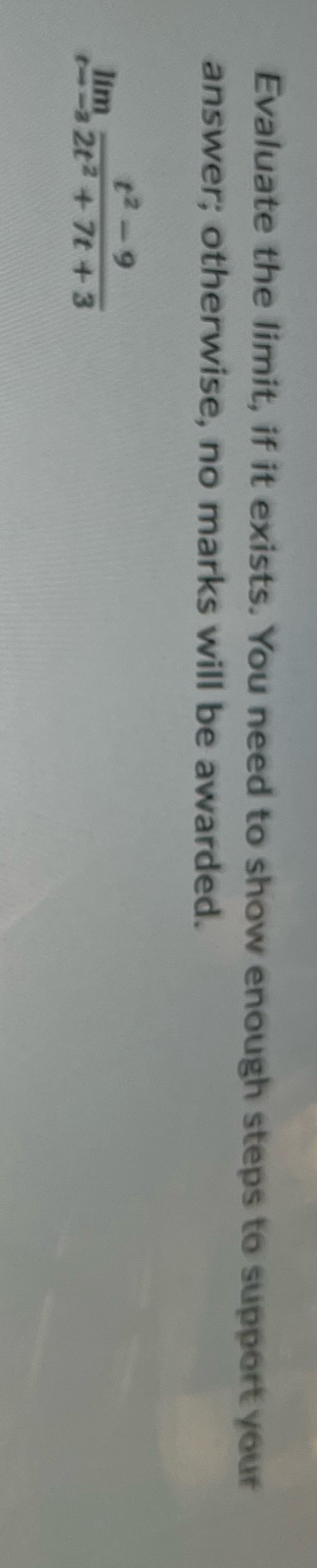 steps to support your answer; otherwise, no marks will be awarded. 12-9