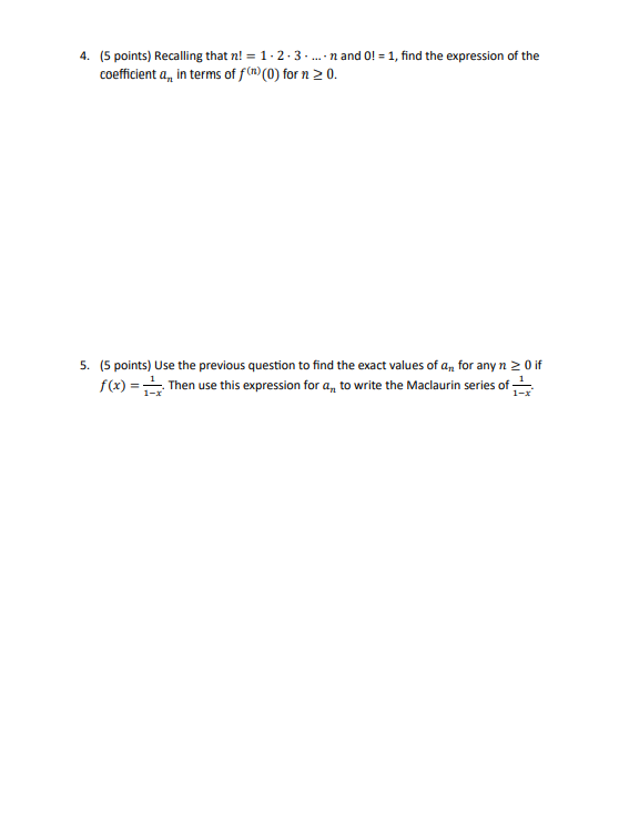 this finite sum tend to infinite, that is: Jan = lim To