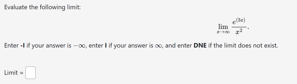 = [i Evaluate the limit using L'Hopital's rule. 13x 3 lim help