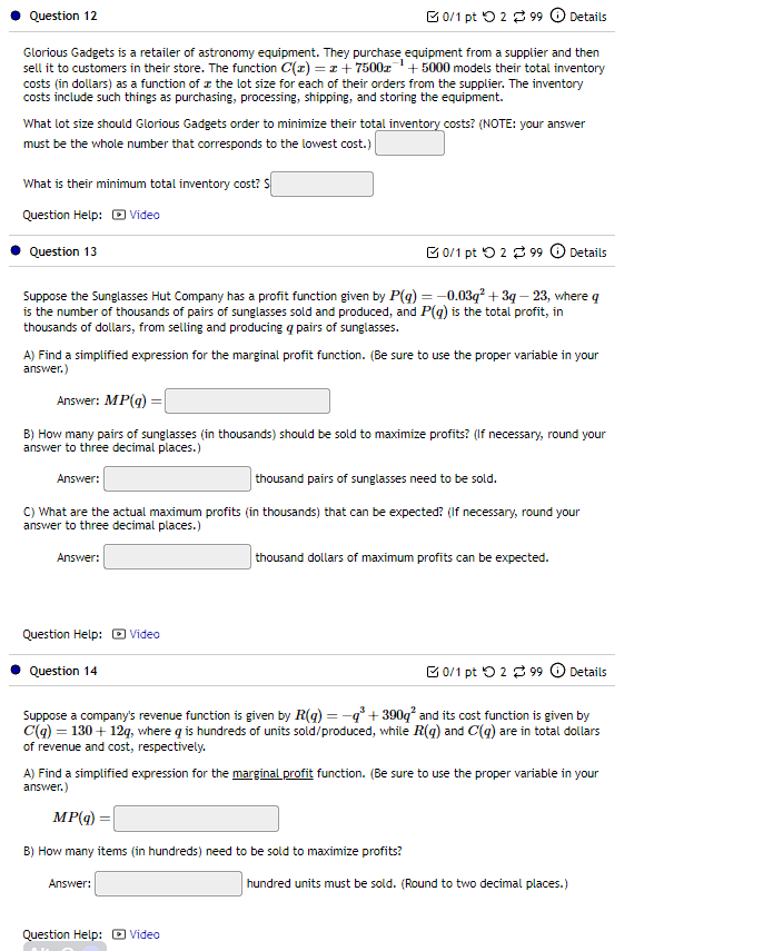 down -- watch your spelling!] At x = 2 the graph of