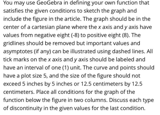 given conditions. . The domain of f is ( - co ,