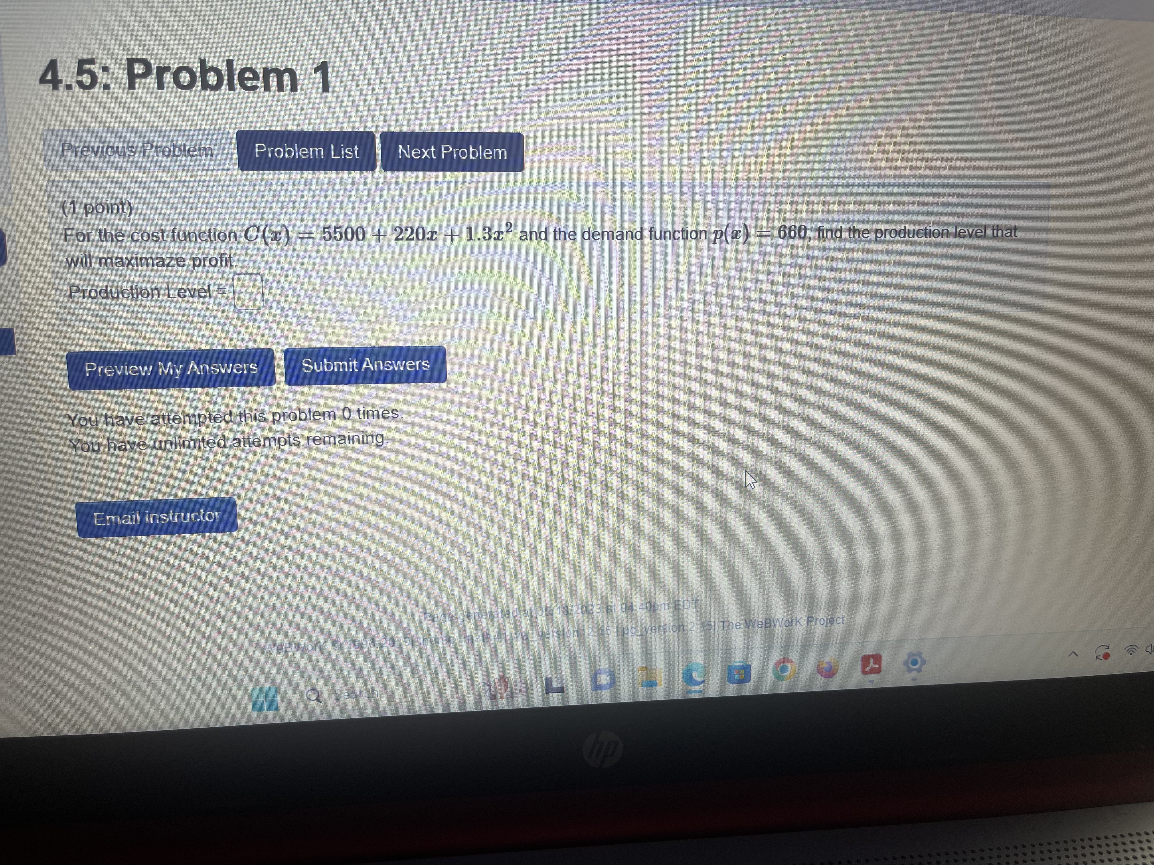 can earn partial credit on this problem. -' 7 ' Preview My