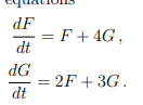 Apply the method of diagonalisation to find the general solution of