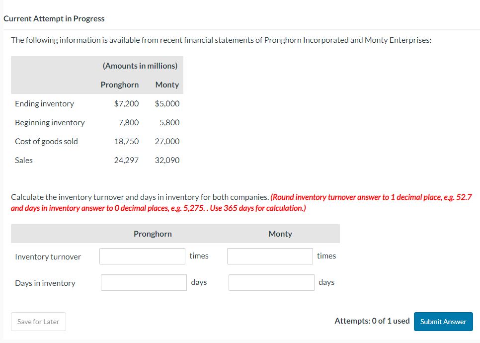 Current Attempt in Progress The following information is available from recent