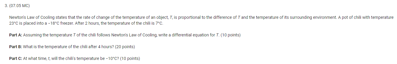 8 hours, satisfying the increasmg differential equation 0'! 5( i the function