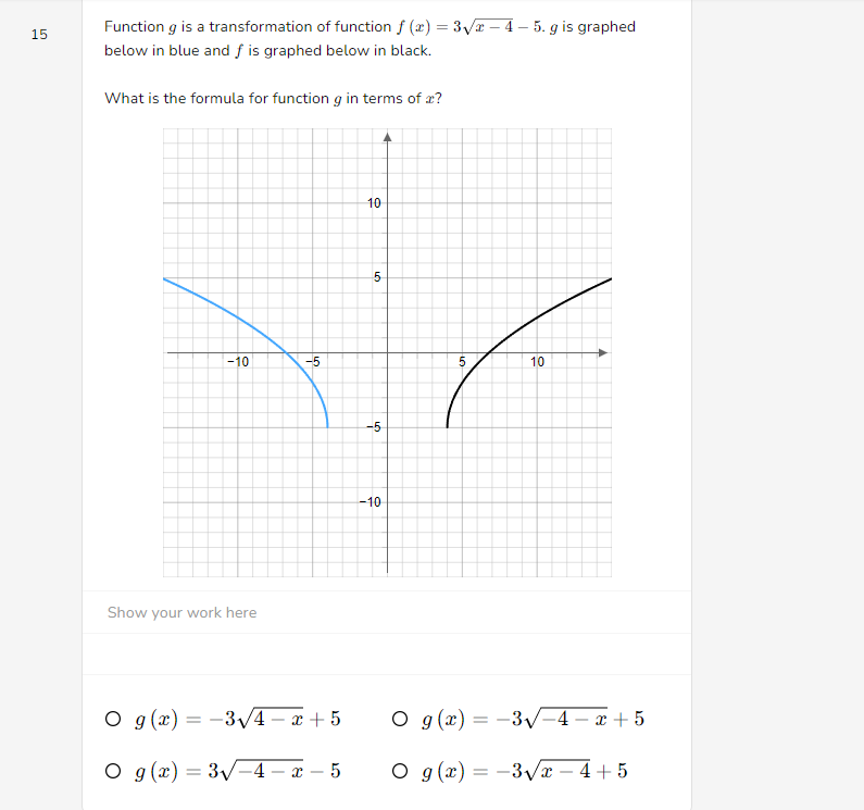  15 Function 9 is a transformation of function ID] = SUM: