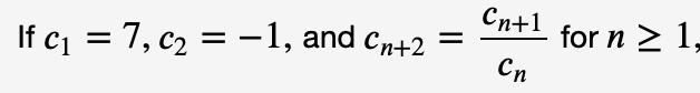 > 1 n + 8Cn+1 If c1 1, c = -1, and