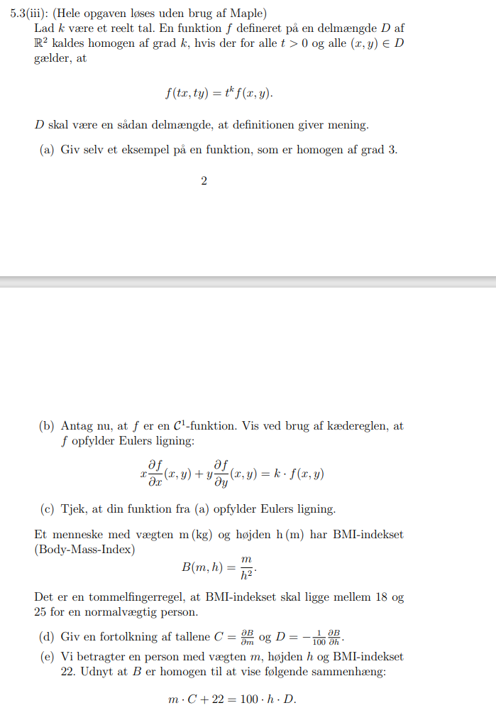 it says the following:Vi have a person with weight m, height h