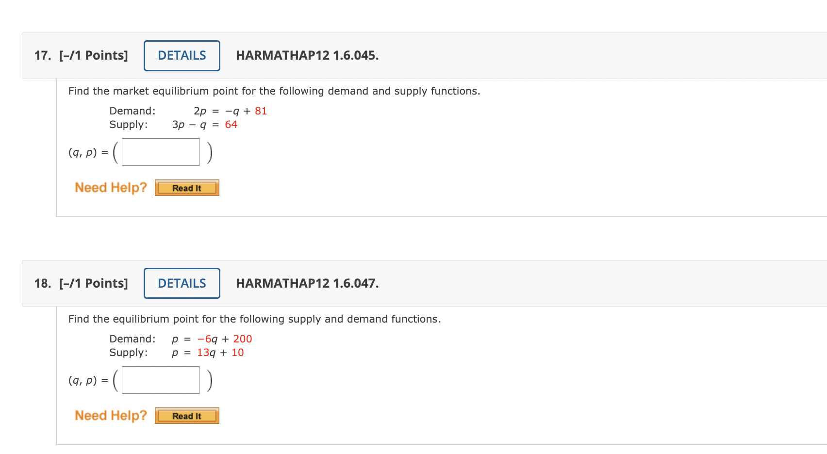 or shortage? Need Help? _ 15. [-I4 Points] DETAILS HARMATHAP12 1.6.041. Complete