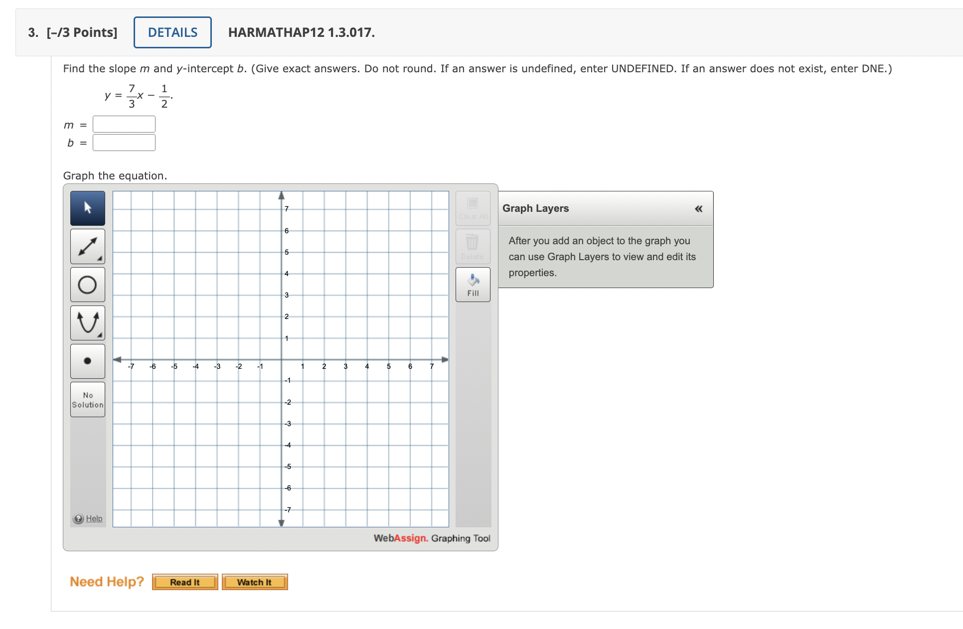 Need Help? Read It 11. [-/1 Points] DETAILS HARMATHAP12 6.2.007. MY NOTES
