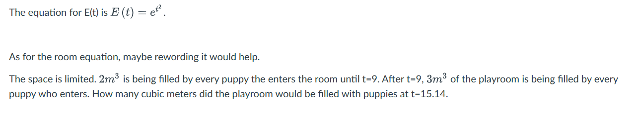 2m is being filled by every puppy the enters the room until